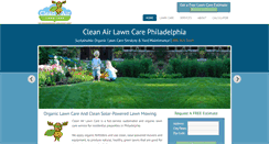 Desktop Screenshot of cleanairlawncarephiladelphia.com